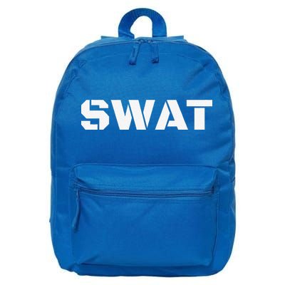 SWAT Team Halloween Costume Tactical Uniform Idea 16 in Basic Backpack
