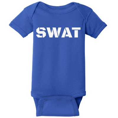 SWAT Team Halloween Costume Tactical Uniform Idea Baby Bodysuit