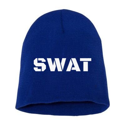 SWAT Team Halloween Costume Tactical Uniform Idea Short Acrylic Beanie