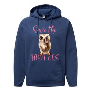 Save The Hooters Breast Cancer Awareness Performance Fleece Hoodie