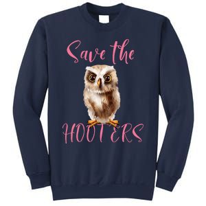 Save The Hooters Breast Cancer Awareness Sweatshirt