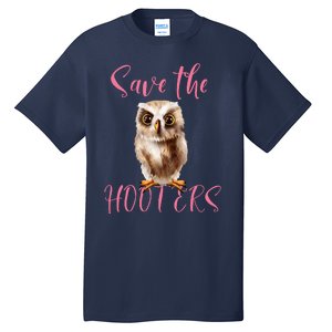 Save The Hooters Breast Cancer Awareness Tall T-Shirt