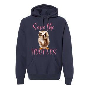 Save The Hooters Breast Cancer Awareness Premium Hoodie