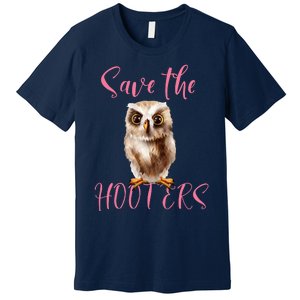 Save The Hooters Breast Cancer Awareness Premium T-Shirt