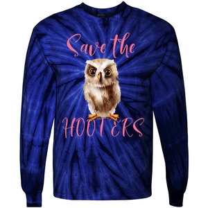 Save The Hooters Breast Cancer Awareness Tie-Dye Long Sleeve Shirt