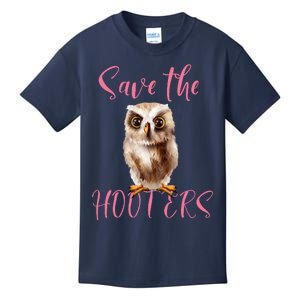 Save The Hooters Breast Cancer Awareness Kids T-Shirt