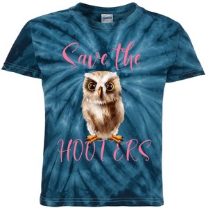 Save The Hooters Breast Cancer Awareness Kids Tie-Dye T-Shirt