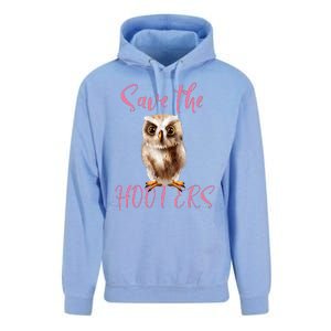 Save The Hooters Breast Cancer Awareness Unisex Surf Hoodie