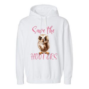 Save The Hooters Breast Cancer Awareness Garment-Dyed Fleece Hoodie