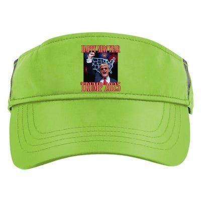 Sarcastic Trump Happy New Year 2025 47th President Convicted Adult Drive Performance Visor