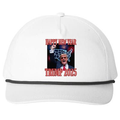 Sarcastic Trump Happy New Year 2025 47th President Convicted Snapback Five-Panel Rope Hat