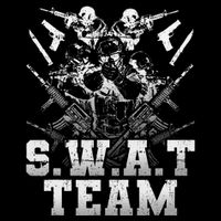 SWAT Team Halloween Costume Tactical Uniform 7-Panel Snapback Hat