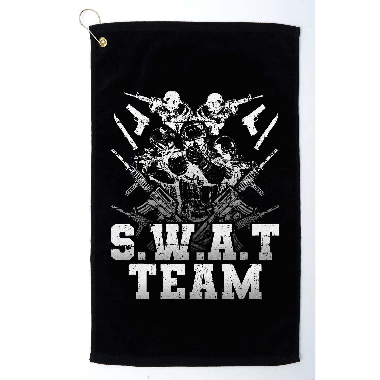 SWAT Team Halloween Costume Tactical Uniform Golf Towel