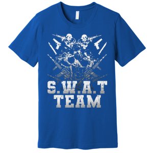 SWAT Team Halloween Costume Tactical Uniform Premium T-Shirt