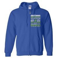 Sagittarius Traits Horoscope Zodiac Sign Top 10 Signs Cute Gift Full Zip Hoodie