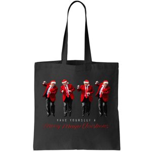 Santa Trump Have Yourself A Merry Maga Christmas Xmas Tote Bag