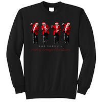 Santa Trump Have Yourself A Merry Maga Christmas Xmas Tall Sweatshirt