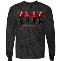 Santa Trump Have Yourself A Merry Maga Christmas Xmas Tie-Dye Long Sleeve Shirt