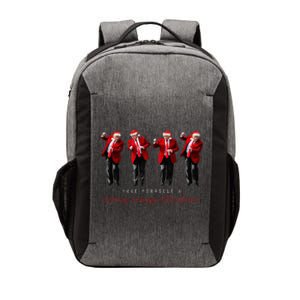 Santa Trump Have Yourself A Merry Maga Christmas Xmas Vector Backpack