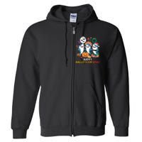 Shark Thanksgiving Happy Hallothanksmas Christmas Halloween Full Zip Hoodie