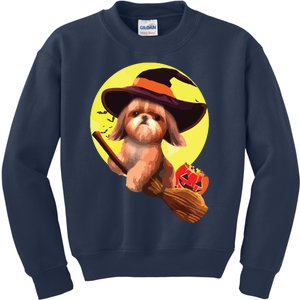 Shih Tzu Halloween Costume Men Women Boy Girl Dog Kids Sweatshirt