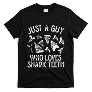 Shark Teeth Hunter Shark Tooth Hunting Fossil Hunter T-Shirt