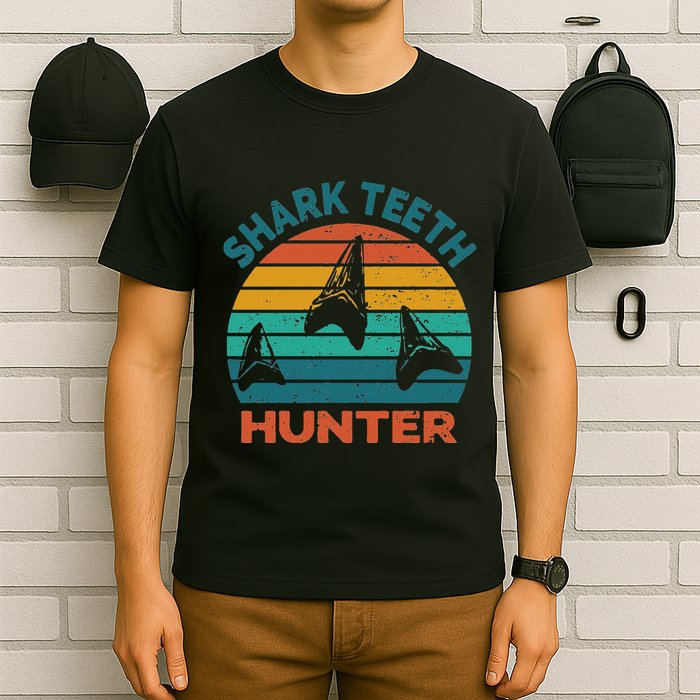 Shark Th Hunter Shark Th Collector Fossil Hunting T-Shirt