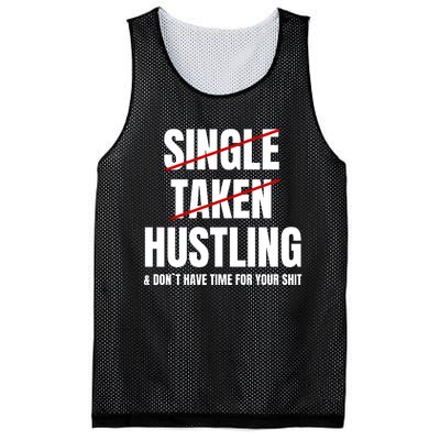 Single Taken Hustling Hustle Merch Mesh Reversible Basketball Jersey Tank