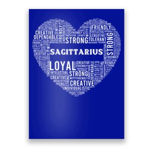 Sagittarius Traits Horoscope Zodiac Astrological Sign Love Great Gift Poster