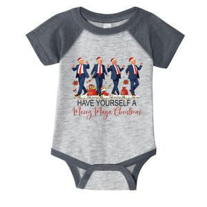 Santa Trump Have Yourself A Merry Maga Christmas Xmas Funny Infant Baby Jersey Bodysuit