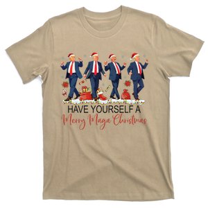 Santa Trump Have Yourself A Merry Maga Christmas Xmas Funny T-Shirt