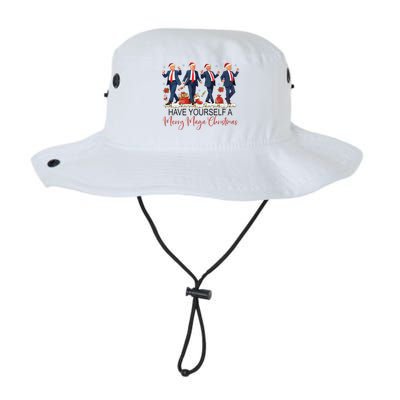 Santa Trump Have Yourself A Merry Maga Christmas Xmas Funny Legacy Cool Fit Booney Bucket Hat