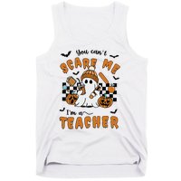 Spooky Teacher Halloween You Cant Scare Me IM A Teacher Tank Top