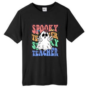 Spooky Teacher Halloween Design Preschool Prek Kindergarten Cute Gift Tall Fusion ChromaSoft Performance T-Shirt