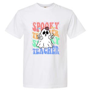 Spooky Teacher Halloween Design Preschool Prek Kindergarten Cute Gift Garment-Dyed Heavyweight T-Shirt