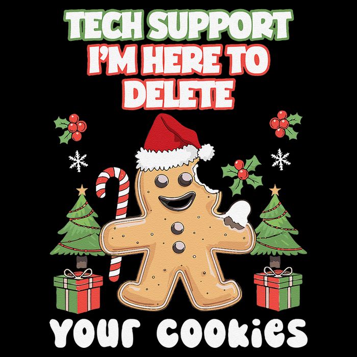 Support Tech Here To Delete Cookies Funnyprogrammer Toddler Hoodie