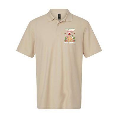 Support Tech Here To Delete Cookies Funnyprogrammer Softstyle Adult Sport Polo