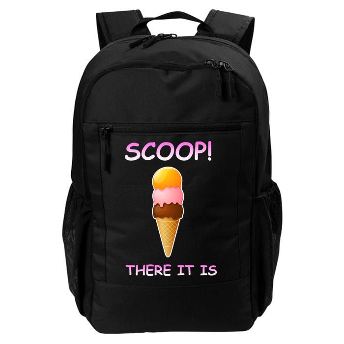Scoop There It Is Tag Team Funny Ice Cream Pun Sweet Tooth Cute Gift Backpack