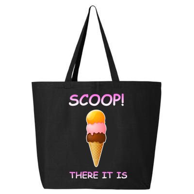 Scoop There It Is Tag Team Funny Ice Cream Pun Sweet Tooth Cute Gift 25L Jumbo Tote