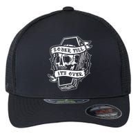 Sober Till ItS Over Aa Na Gift Recovery 12 Steps Sobriety Flexfit Unipanel Trucker Cap