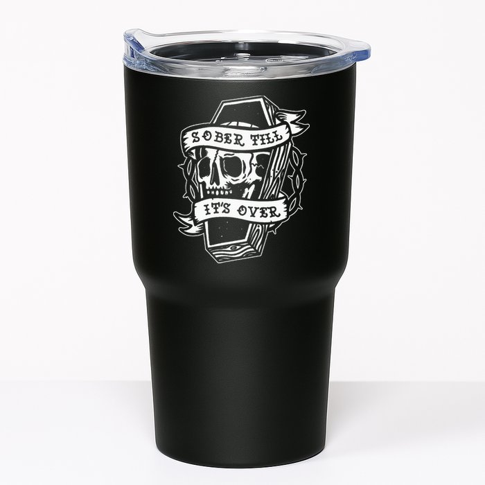 Sober Till ItS Over Aa Na Gift Recovery 12 Steps Sobriety Tumbler