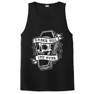Sober Till ItS Over Aa Na Gift Recovery 12 Steps Sobriety PosiCharge Competitor Tank