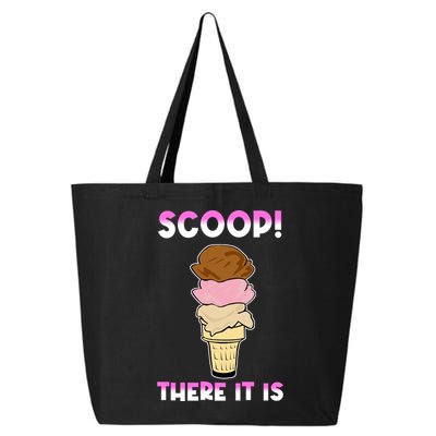 Scoop There It Is Tag Team Funny Ice Cream Pun Sweet Tooth Cute Gift 25L Jumbo Tote
