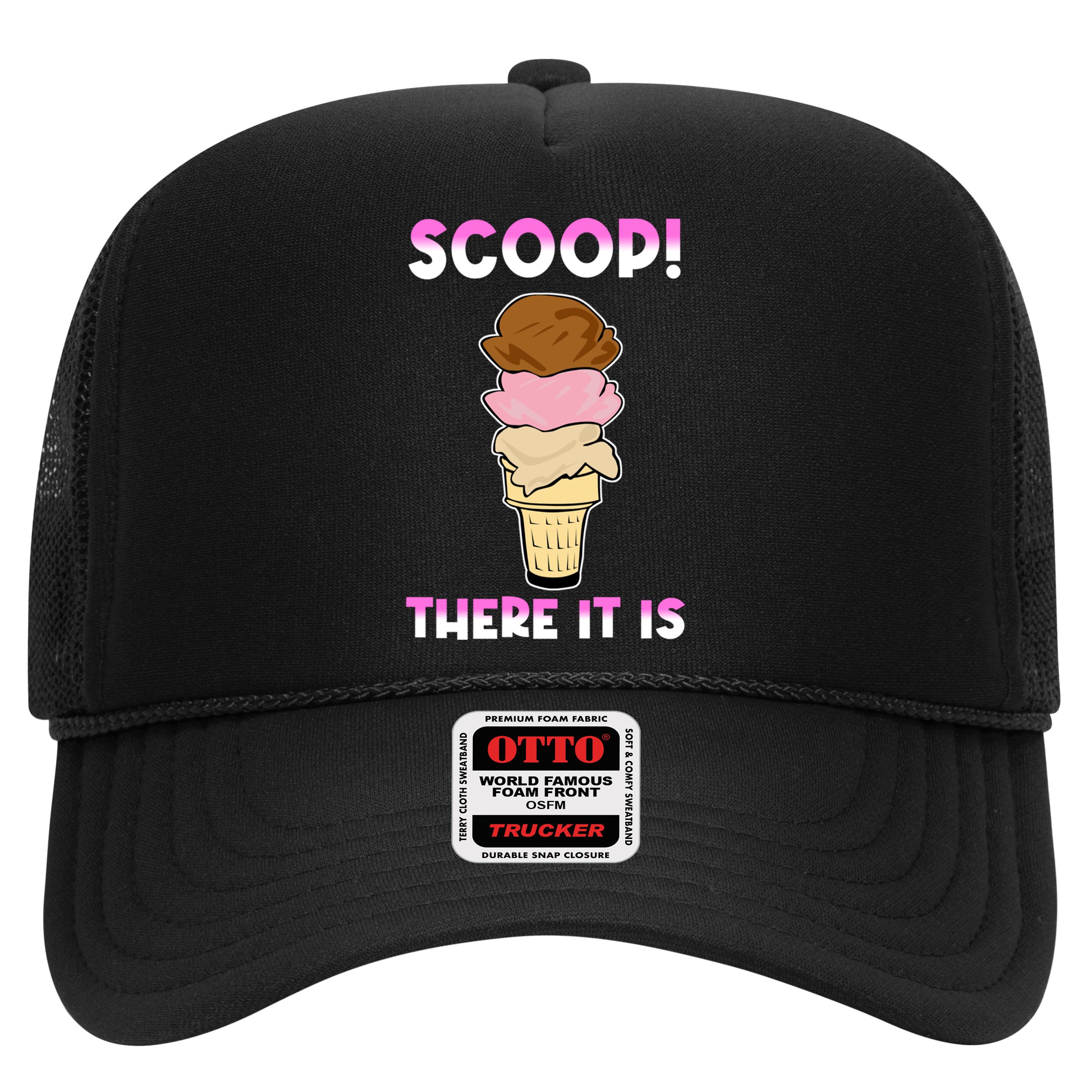 Scoop There It Is Tag Team Funny Ice Cream Pun Sweet Tooth Cute Gift Hat