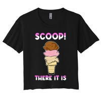 Scoop There It Is Tag Team Funny Ice Cream Pun Sweet Tooth Cute Gift Crop Top