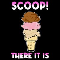Scoop There It Is Tag Team Funny Ice Cream Pun Sweet Tooth Cute Gift Crop Top