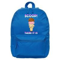 Scoop There It Is Tag Team Funny Ice Cream Pun Sweet Tooth Cute Gift 16 in Basic Backpack