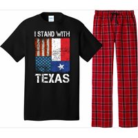 Support Texas I Stand With Texas Texan Flag Close The Border Pajama Set