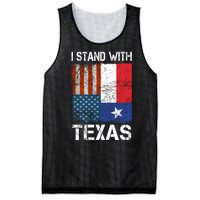 Support Texas I Stand With Texas Texan Flag Close The Border Mesh Reversible Basketball Jersey Tank