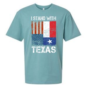 Support Texas I Stand With Texas Texan Flag Close The Border Sueded Cloud Jersey T-Shirt